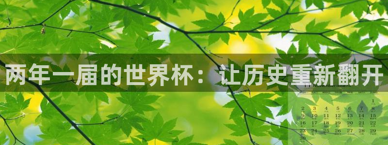 2026世界杯赛制：两年一届的世界杯：让历史重新翻开